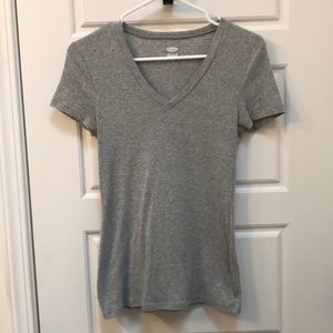 Gray v neck